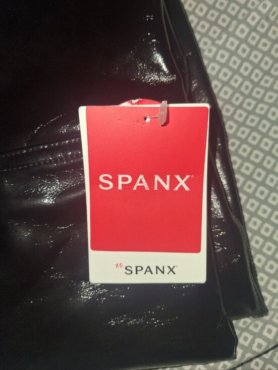 SPANX Pants - SPANX Black High-Shine Faux Leather Leggings